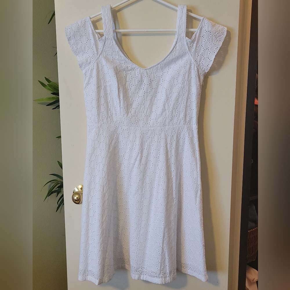 White eyelet dress Bravissimo US 8